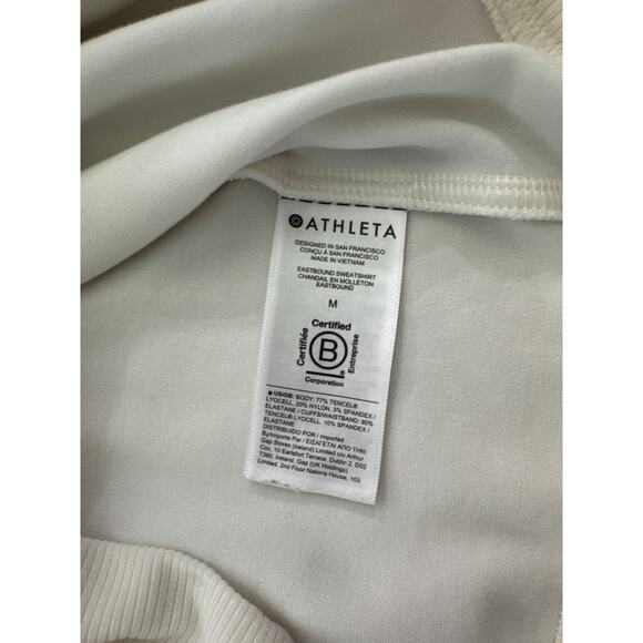 Athleta Eastbound Sweatshirt – Magnolia White, Size Medium - Picture 5 of 9